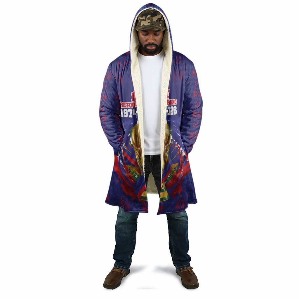 Custom Haiti Grenadye Alaso Cloak Blue Nou Retounen Anko 1974-2026 - African Pride