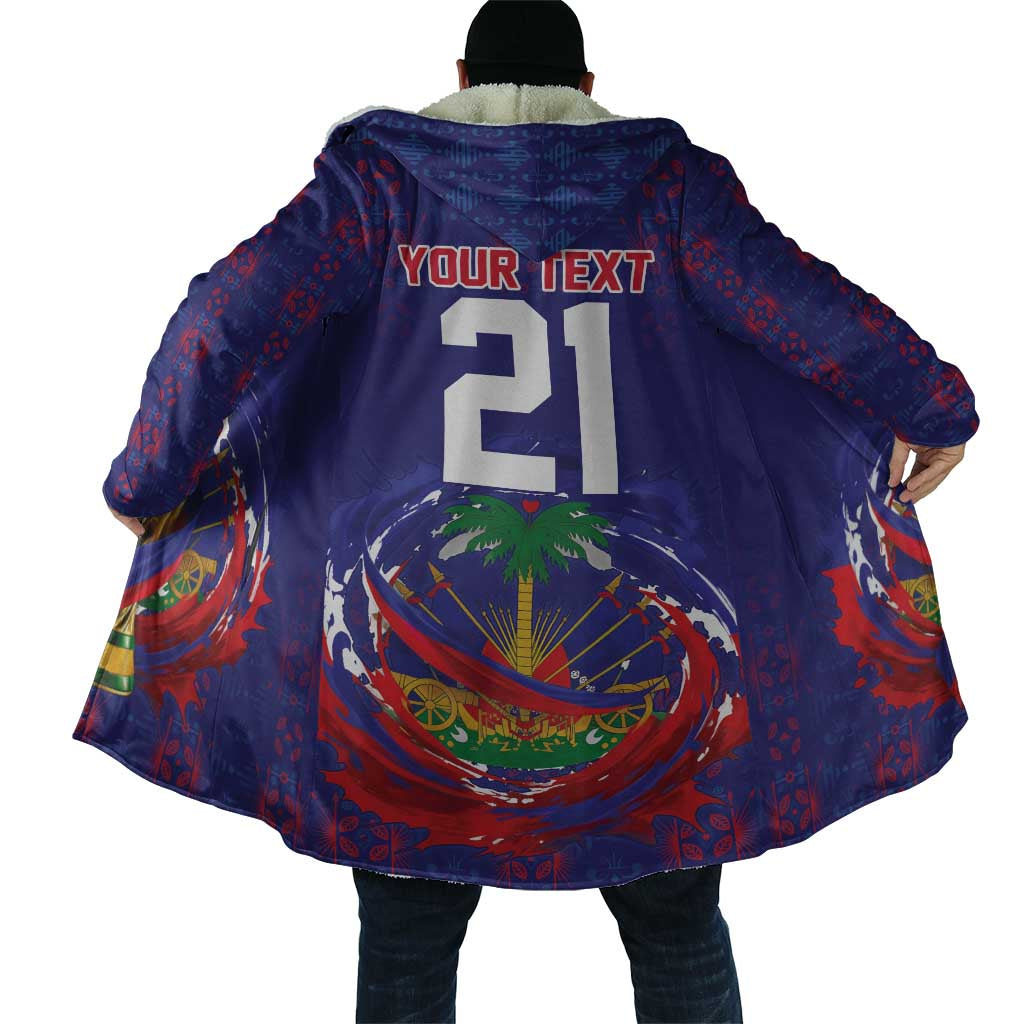 Custom Haiti Grenadye Alaso Cloak Blue Nou Retounen Anko 1974-2026 - African Pride