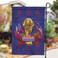 Haiti Grenadye Alaso Garden Flag Blue Nou Retounen Anko 1974-2026 - African Pride