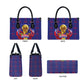 Haiti Grenadye Alaso Leather Bag Blue Nou Retounen Anko 1974-2026 - African Pride