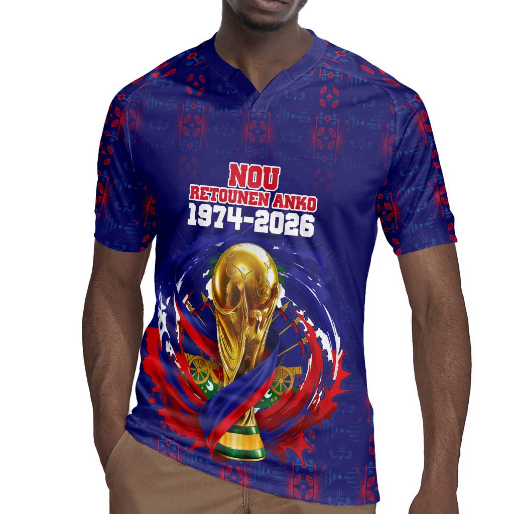 Custom Haiti Grenadye Alaso Rugby Jersey Blue Nou Retounen Anko 1974-2026 - African Pride