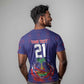 Custom Haiti Grenadye Alaso T shirt Blue Nou Retounen Anko 1974-2026 - African Pride