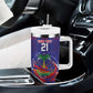 Custom Haiti Grenadye Alaso Tumbler With Handle Blue Nou Retounen Anko 1974-2026 - African Pride