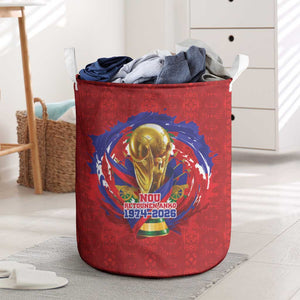 Haiti Grenadye Alaso Laundry Basket Red Nou Retounen Anko 1974-2026 - African Pride