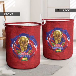 Haiti Grenadye Alaso Laundry Basket Red Nou Retounen Anko 1974-2026 - African Pride