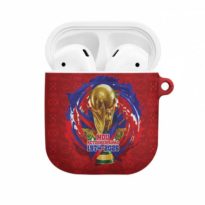 Haiti Grenadye Alaso AirPods Case Red Nou Retounen Anko 1974-2026 - African Pride