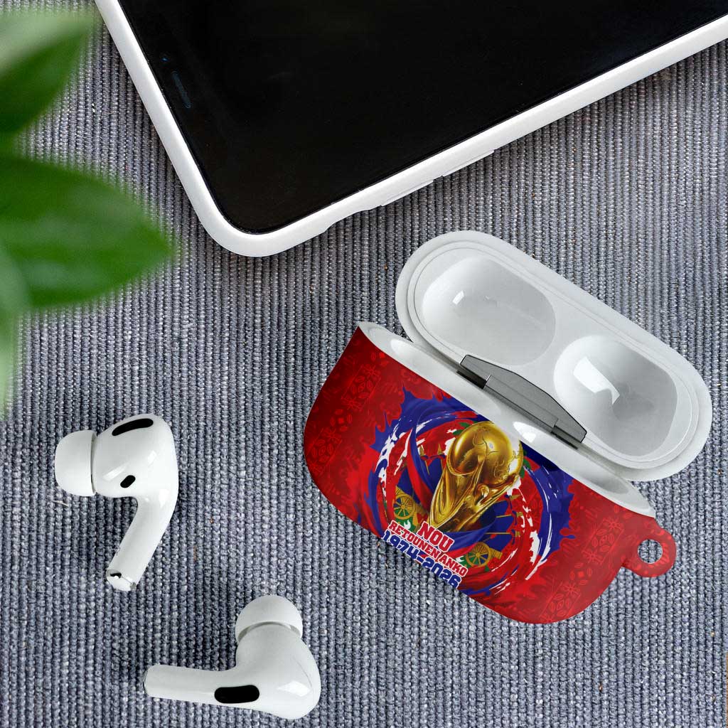Haiti Grenadye Alaso AirPods Case Red Nou Retounen Anko 1974-2026 - African Pride