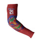 Custom Haiti Grenadye Alaso Arm Sleeves Red Nou Retounen Anko 1974-2026 - African Pride