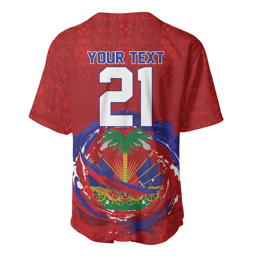 Custom Haiti Grenadye Alaso Baseball Jersey Red Nou Retounen Anko 1974-2026 - African Pride