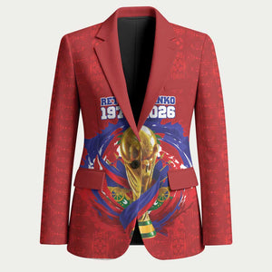 Custom Haiti Grenadye Alaso Blazer Red Nou Retounen Anko 1974-2026 - African Pride