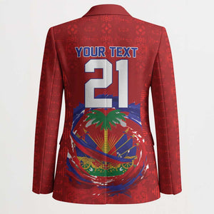 Custom Haiti Grenadye Alaso Blazer Red Nou Retounen Anko 1974-2026 - African Pride