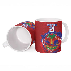 Custom Haiti Grenadye Alaso Ceramic Mug Red Nou Retounen Anko 1974-2026 - African Pride