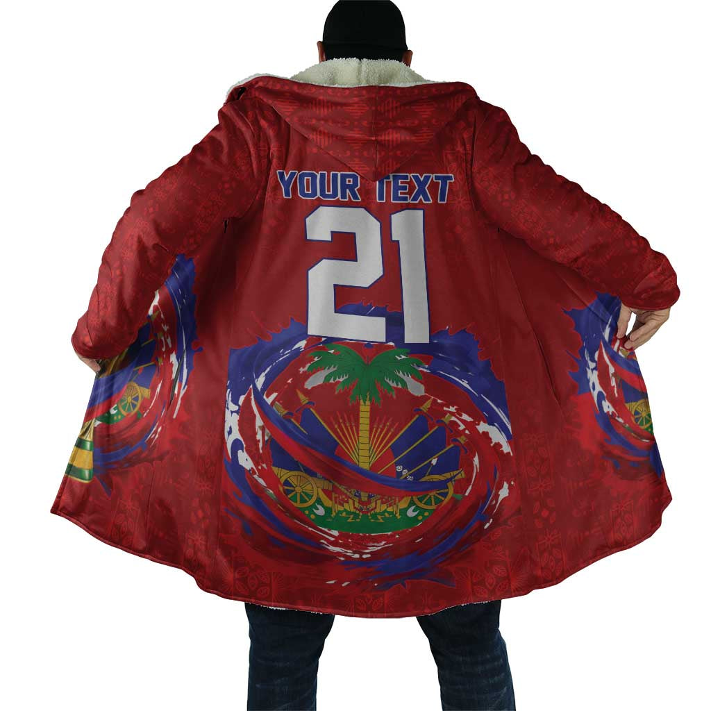 Custom Haiti Grenadye Alaso Cloak Red Nou Retounen Anko 1974-2026 - African Pride