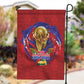 Haiti Grenadye Alaso Garden Flag Red Nou Retounen Anko 1974-2026 - African Pride