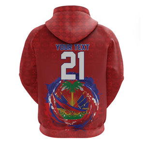 Custom Haiti Grenadye Alaso Hoodie Red Nou Retounen Anko 1974-2026 - African Pride