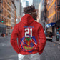 Custom Haiti Grenadye Alaso Hoodie Red Nou Retounen Anko 1974-2026 - African Pride