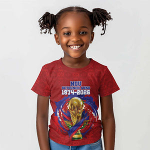 Custom Haiti Grenadye Alaso Kid T shirt Red Nou Retounen Anko 1974-2026 - African Pride