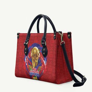 Haiti Grenadye Alaso Leather Bag Red Nou Retounen Anko 1974-2026 - African Pride