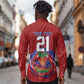 Custom Haiti Grenadye Alaso Long Sleeve Button Shirt Red Nou Retounen Anko 1974-2026 - African Pride