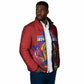 Custom Haiti Grenadye Alaso Padded Jacket Red Nou Retounen Anko 1974-2026 - African Pride