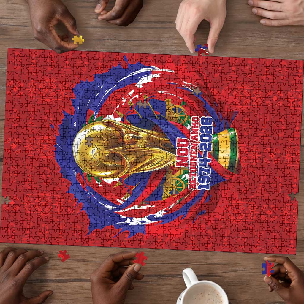 Haiti Grenadye Alaso Puzzle Red Nou Retounen Anko 1974-2026 - African Pride