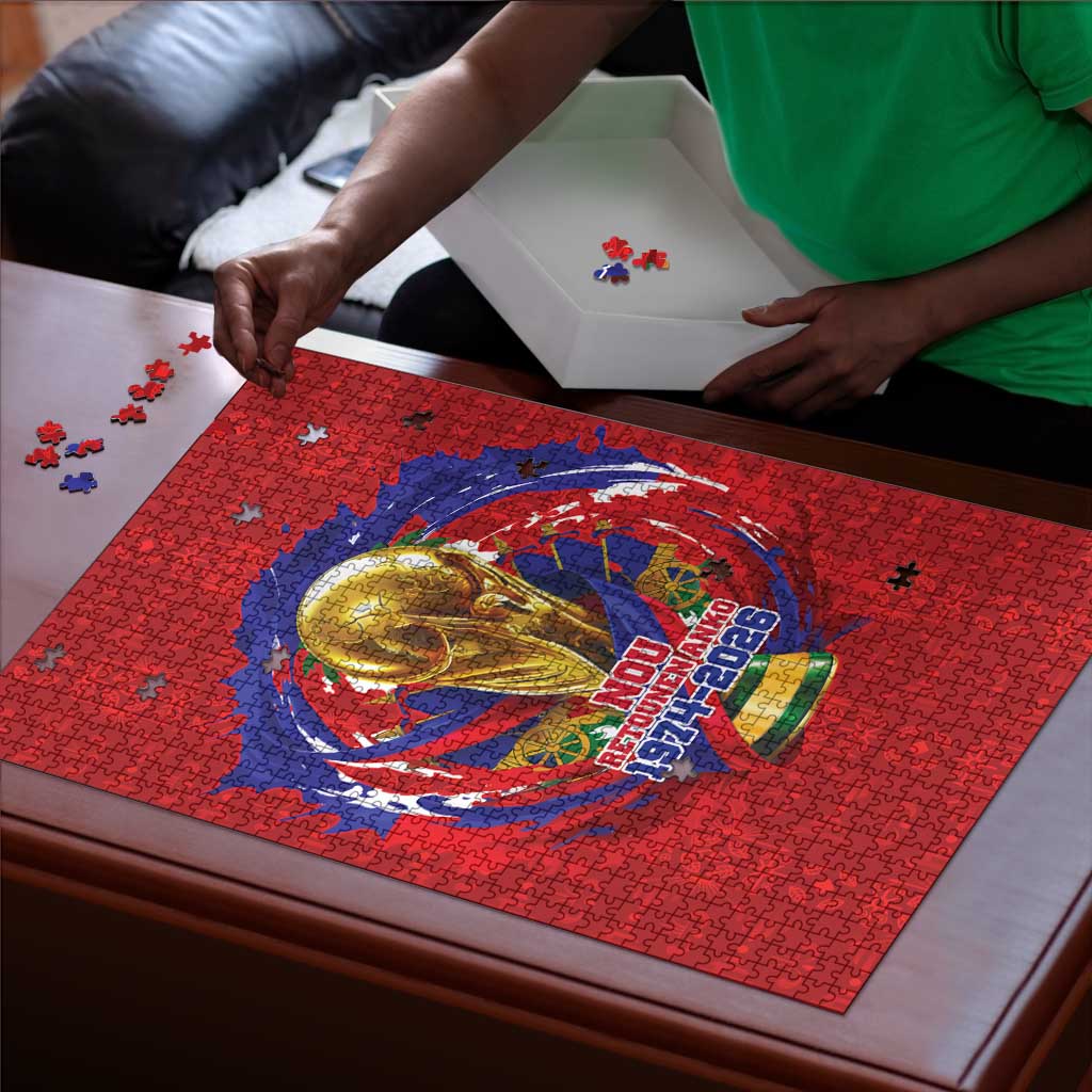 Haiti Grenadye Alaso Puzzle Red Nou Retounen Anko 1974-2026 - African Pride