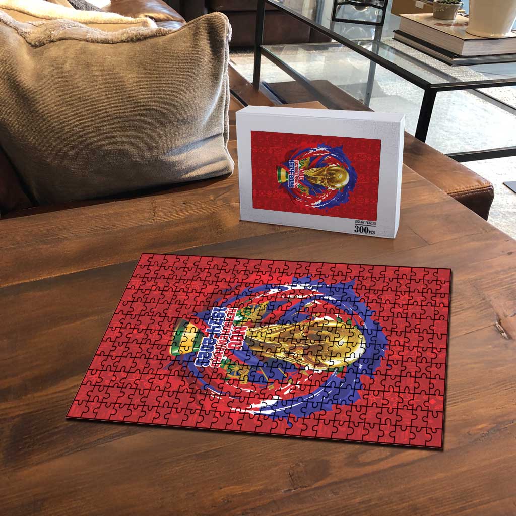 Haiti Grenadye Alaso Puzzle Red Nou Retounen Anko 1974-2026 - African Pride