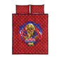 Haiti Grenadye Alaso Quilt Bed Set Red Nou Retounen Anko 1974-2026 - African Pride