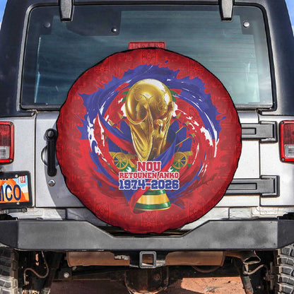 Haiti Grenadye Alaso Spare Tire Cover Red Nou Retounen Anko 1974-2026 - African Pride