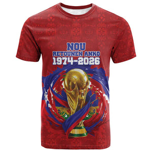 Custom Haiti Grenadye Alaso T shirt Red Nou Retounen Anko 1974-2026 - African Pride