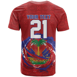 Custom Haiti Grenadye Alaso T shirt Red Nou Retounen Anko 1974-2026 - African Pride