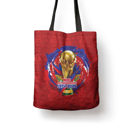 Haiti Grenadye Alaso Tote Bag Red Nou Retounen Anko 1974-2026 - African Pride