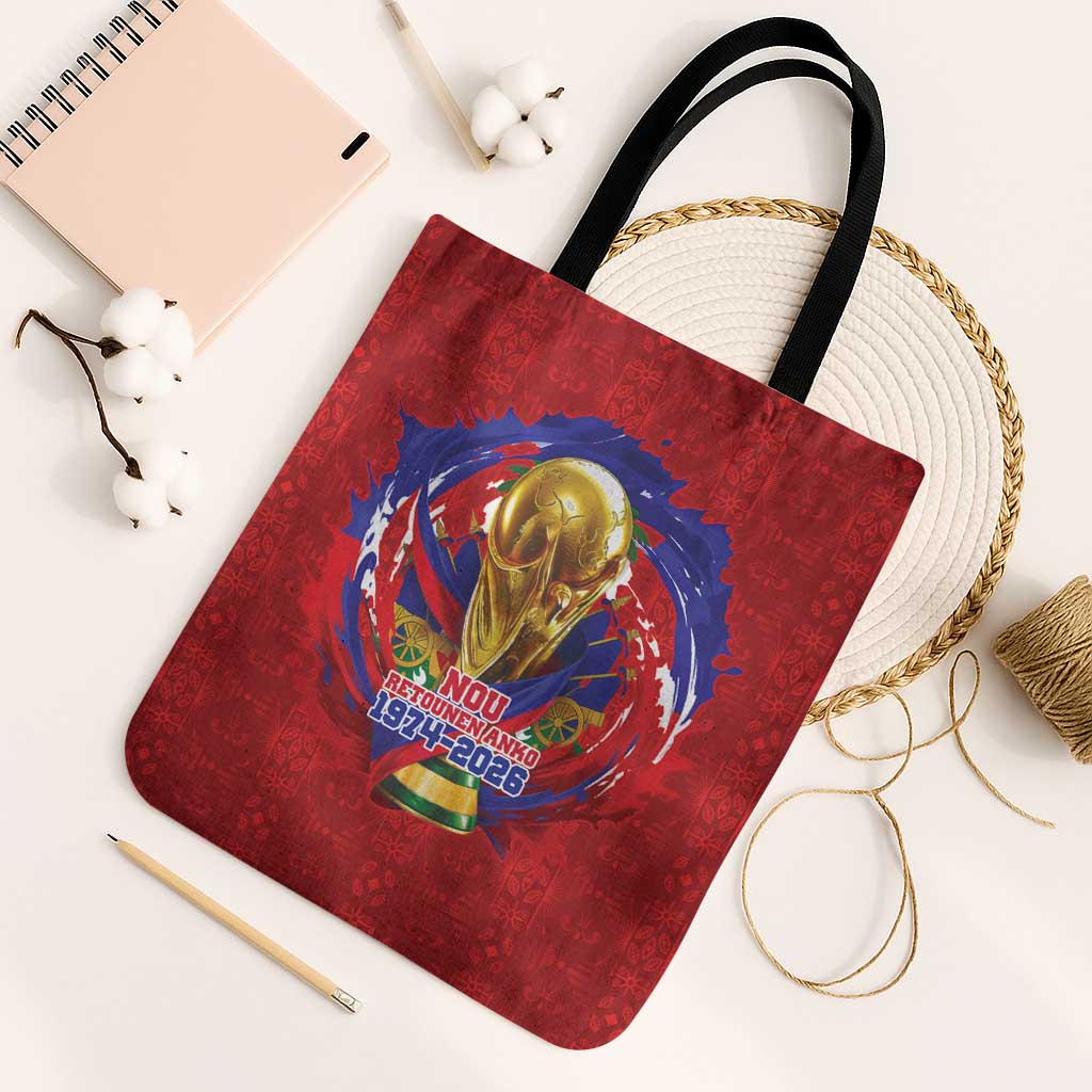 Haiti Grenadye Alaso Tote Bag Red Nou Retounen Anko 1974-2026 - African Pride