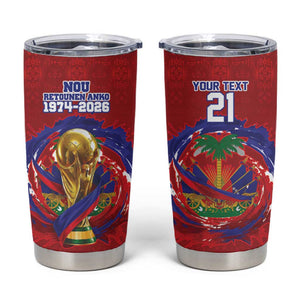 Custom Haiti Grenadye Alaso Tumbler Cup Red Nou Retounen Anko 1974-2026 - African Pride