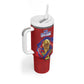 Custom Haiti Grenadye Alaso Tumbler With Handle Red Nou Retounen Anko 1974-2026 - African Pride