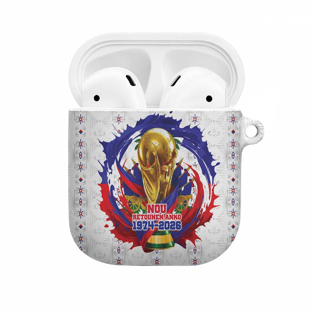 Haiti Grenadye Alaso AirPods Case White Nou Retounen Anko 1974-2026 - African Pride
