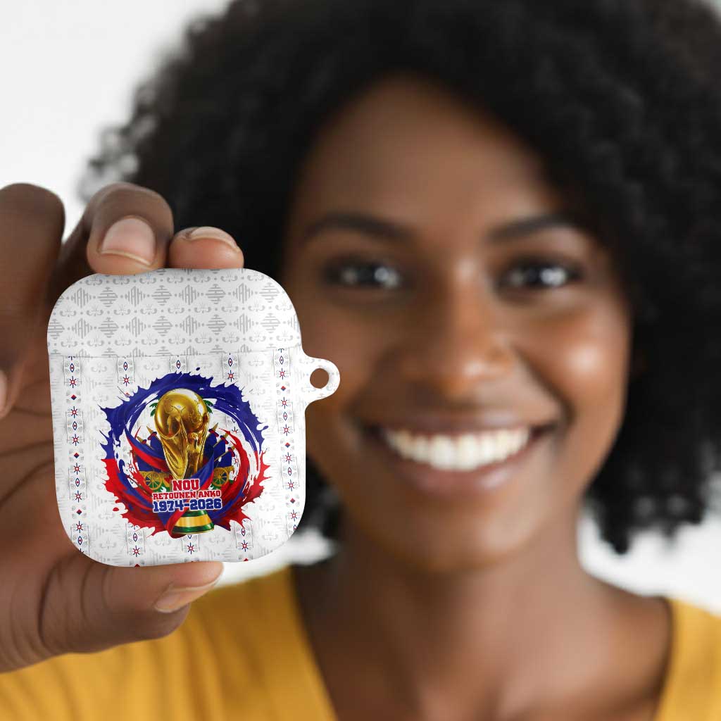 Haiti Grenadye Alaso AirPods Case White Nou Retounen Anko 1974-2026 - African Pride