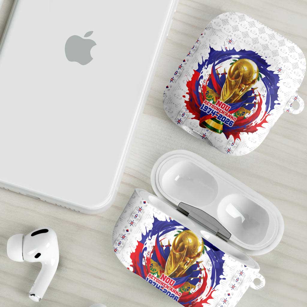 Haiti Grenadye Alaso AirPods Case White Nou Retounen Anko 1974-2026 - African Pride