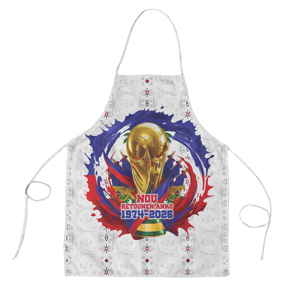 Haiti Grenadye Alaso Apron White Nou Retounen Anko 1974-2026 - African Pride