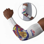 Custom Haiti Grenadye Alaso Arm Sleeves White Nou Retounen Anko 1974-2026 - African Pride