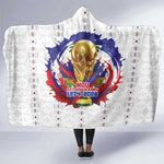 Haiti Grenadye Alaso Hooded Blanket White Nou Retounen Anko 1974-2026 - African Pride