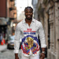 Custom Haiti Grenadye Alaso Long Sleeve Button Shirt White Nou Retounen Anko 1974-2026 - African Pride