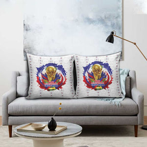 Haiti Grenadye Alaso Pillow Cover White Nou Retounen Anko 1974-2026 - African Pride