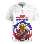 Custom Haiti Grenadye Alaso Rugby Jersey White Nou Retounen Anko 1974-2026 - African Pride