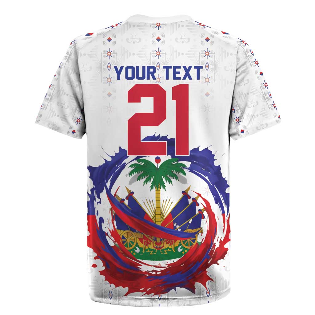 Custom Haiti Grenadye Alaso Rugby Jersey White Nou Retounen Anko 1974-2026 - African Pride