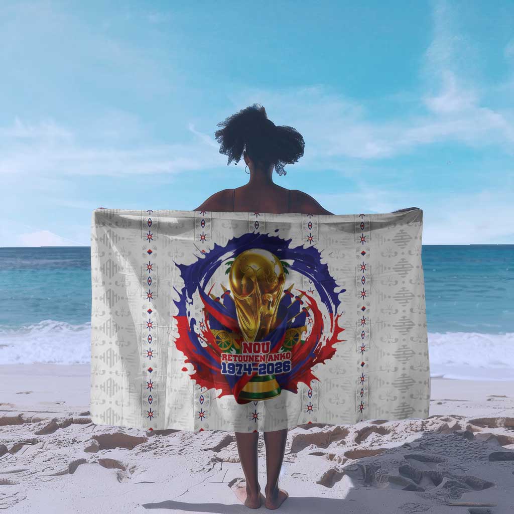 Haiti Grenadye Alaso Sarong White Nou Retounen Anko 1974-2026 - African Pride