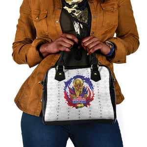 Haiti Grenadye Alaso Shoulder Handbag White Nou Retounen Anko 1974-2026 - African Pride