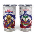 Custom Haiti Grenadye Alaso Tumbler Cup White Nou Retounen Anko 1974-2026 - African Pride