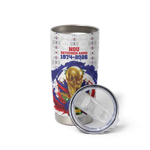 Custom Haiti Grenadye Alaso Tumbler Cup White Nou Retounen Anko 1974-2026 - African Pride