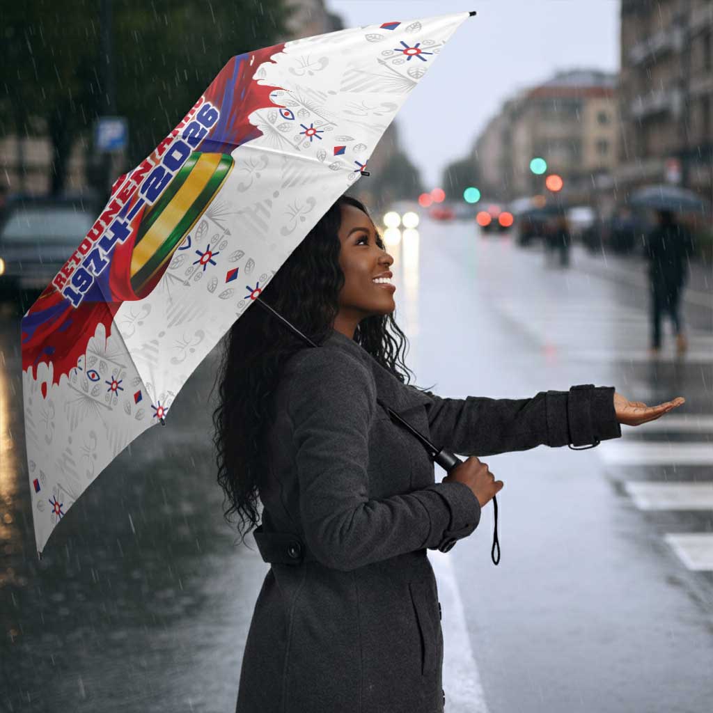 Haiti Grenadye Alaso Umbrella White Nou Retounen Anko 1974-2026 - African Pride